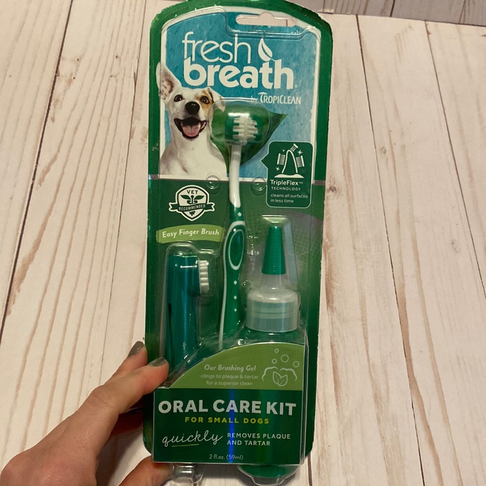 Fresh breath for dog